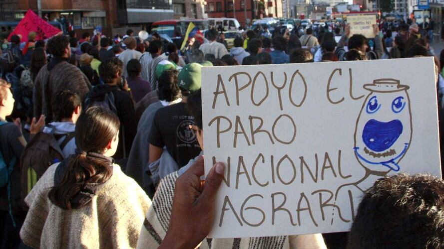 Paro Agrario/ Imagen de referencia. Foto: Colprensa.
