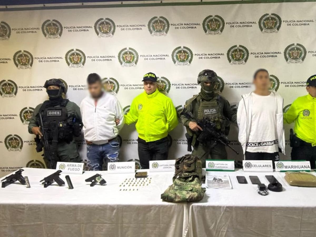 En Medellín caen coordinador de sicarios de ‘La Sierra’ y cabecilla urbano del Clan del Golfo
