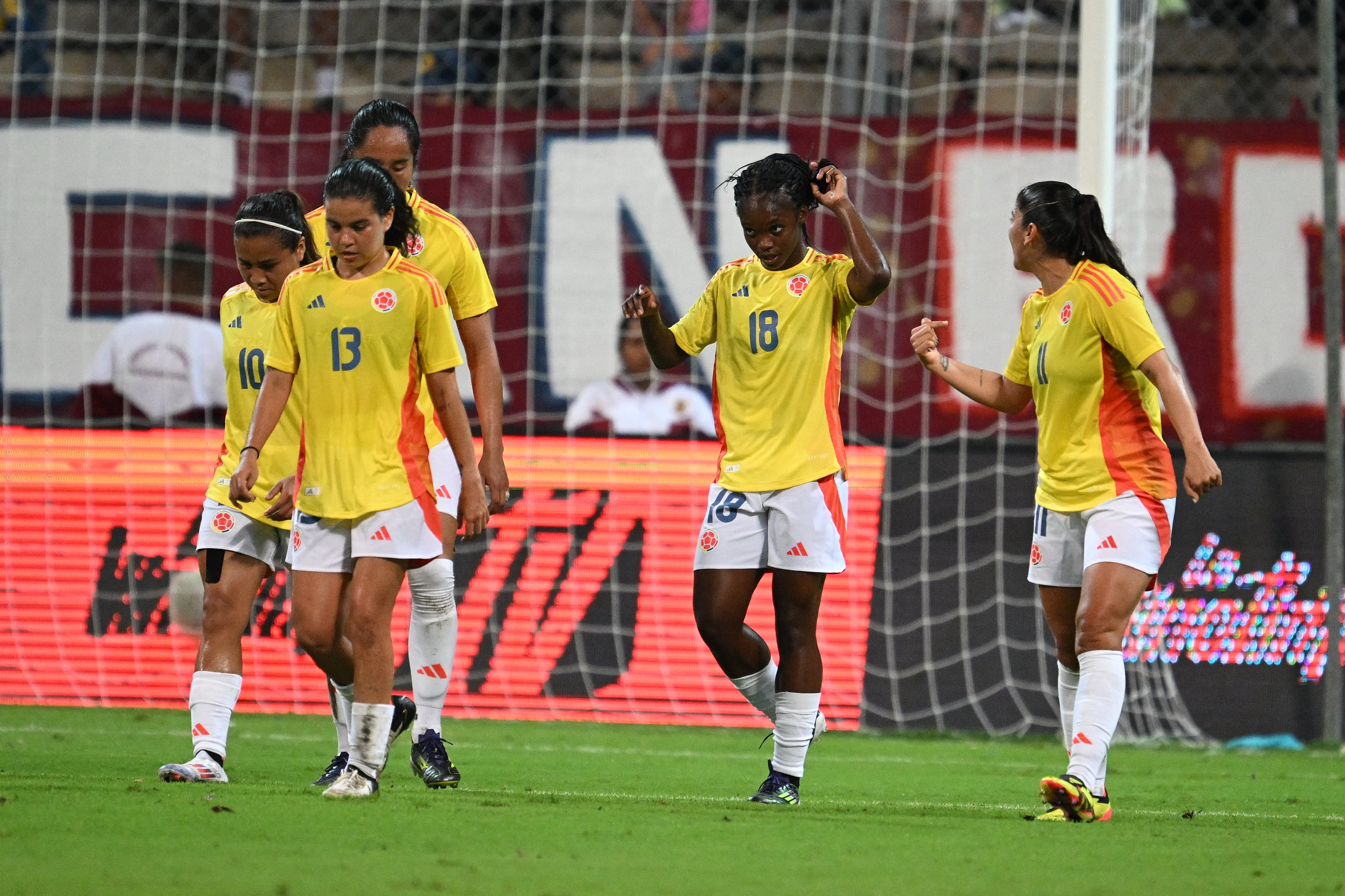 Selección Colombia femenina (Photo by Federico PARRA / AFP) (Photo by FEDERICO PARRA/AFP via Getty Images)