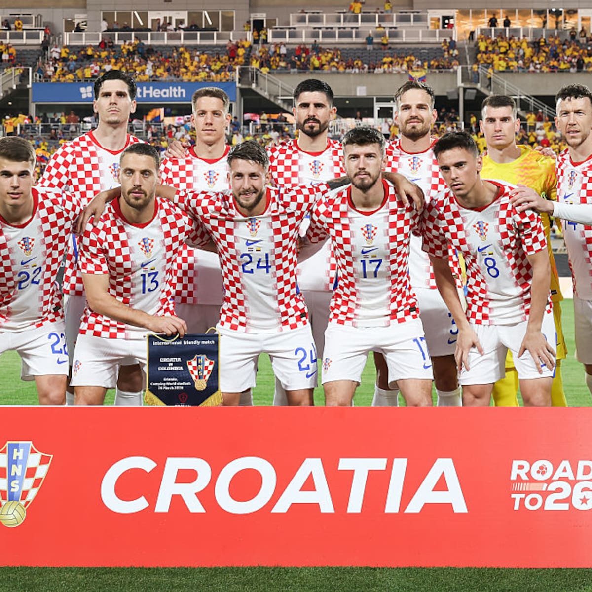 Croacia, posible rival de Colombia en el Mundial, presentó su lista de 26 convocados