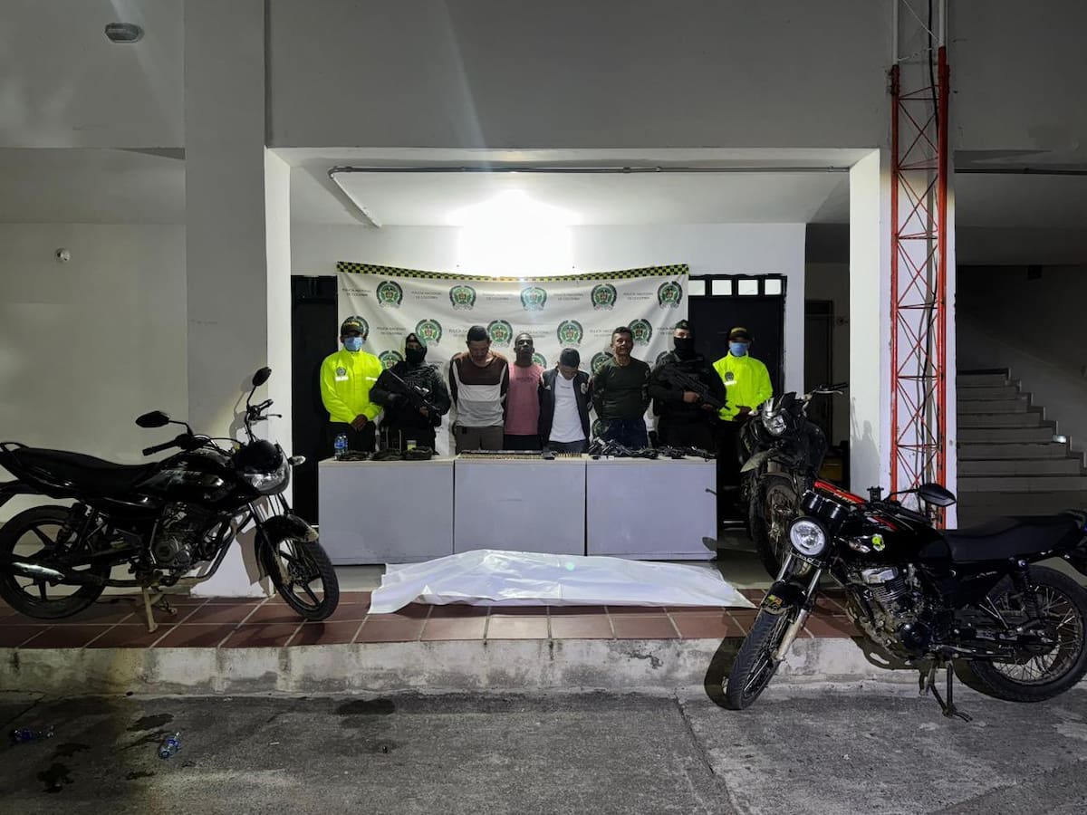 Un muerto y cuatro capturados del "Clan del Golfo" en el Cañón de Garrapatas