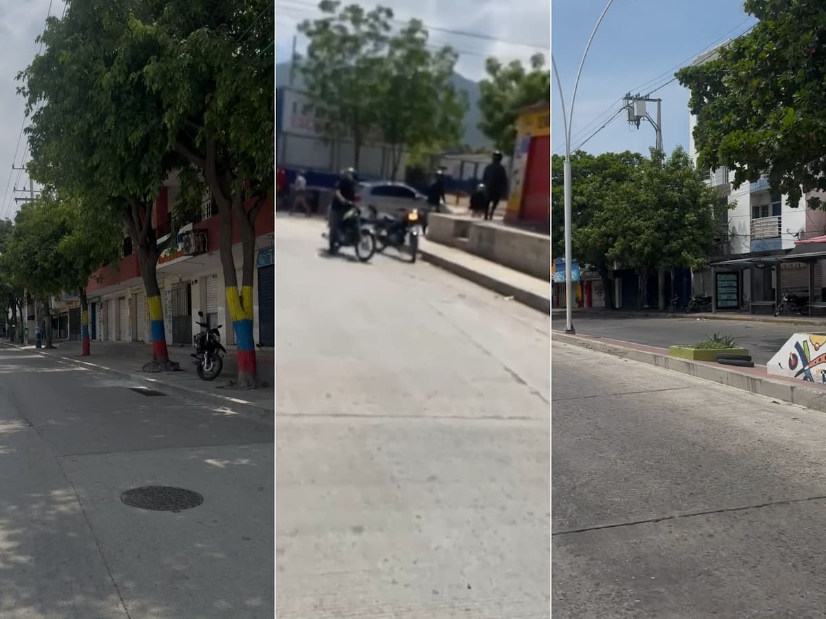 Temor, cierres y transporte afectado mantienen en tensión a Santa Marta tras anuncio de paro armado