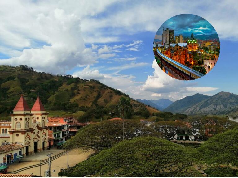 Distancia entre Medellín e Hispania - Alcaldía de Hispania y Getty Images