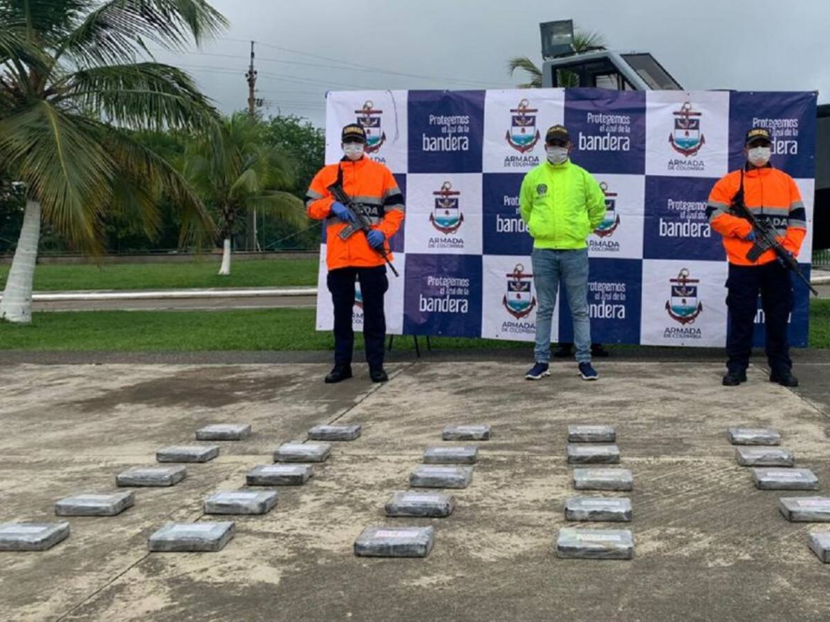 En Urabá varios hombres dejaron abandonados 34 kg de cocaína
