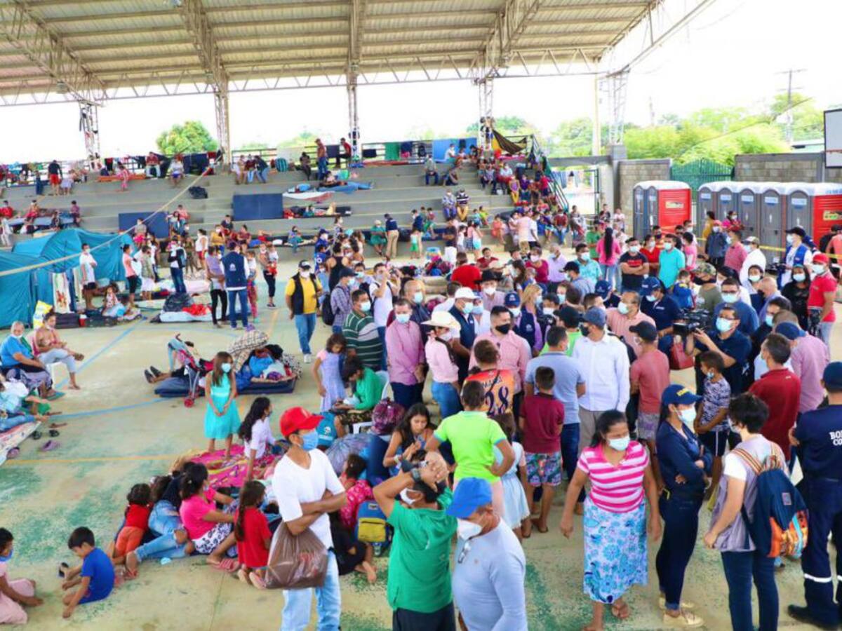 Nuevo grupo de 300 migrantes llegó a Arauca buscando ayuda humanitaria