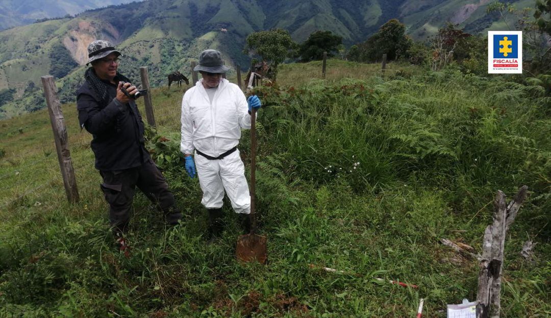 Exhumaciones en Dabeiba, Antioquia.