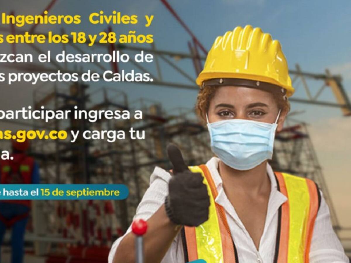 Abren convocatoria laboral para jóvenes entre 18 y 28 años en Caldas