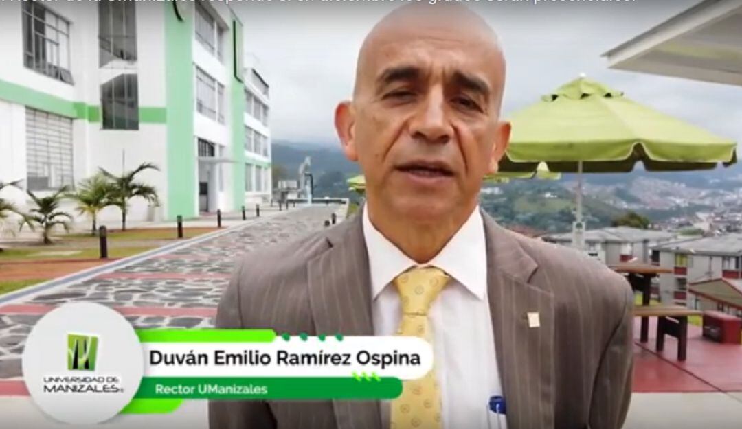 Duván Emilio Ramírez Ospina, Rector