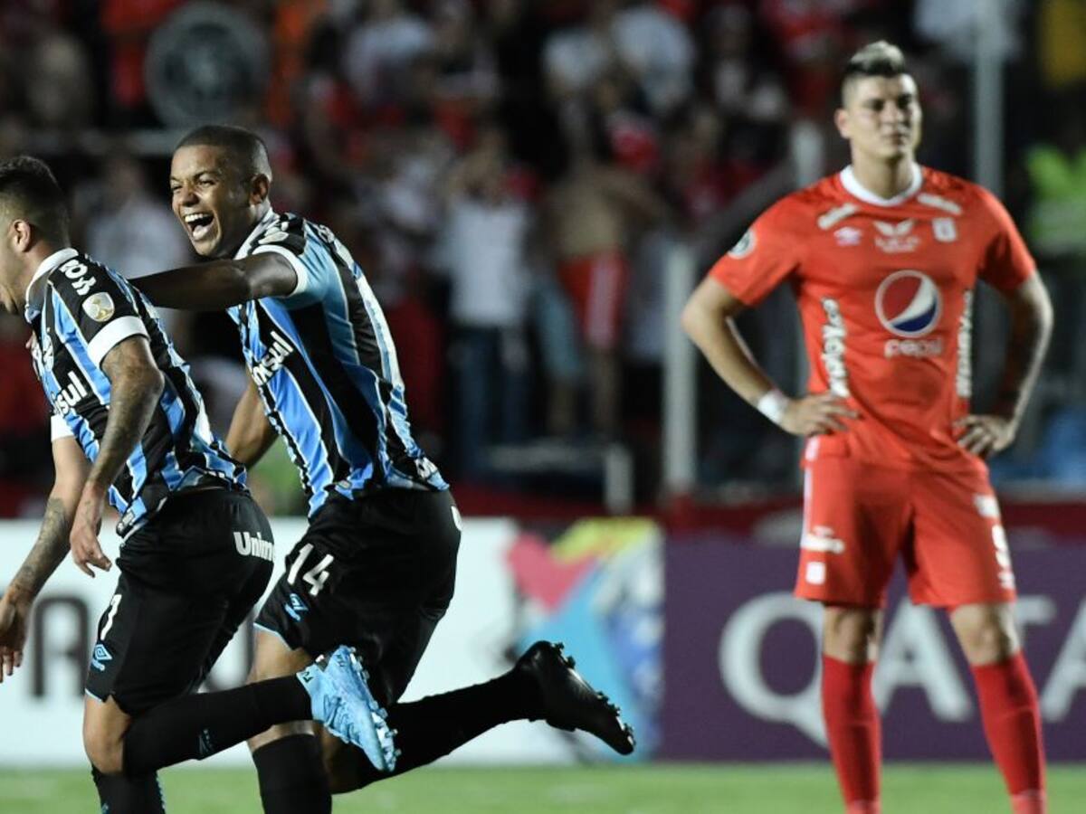 Debut amargo: América perdió contra Gremio en su regreso a la Libertadores