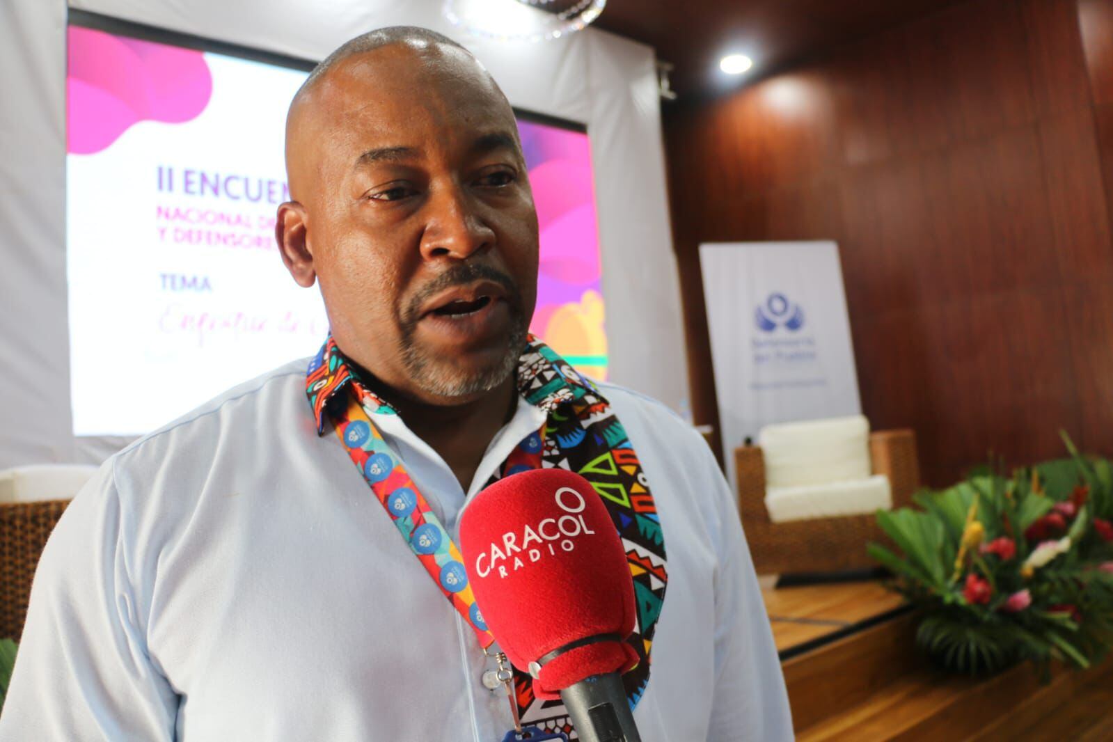 Luis Murillo, defensor regional de Chocó. foto Cristina Navarro - CARACOL RADIO