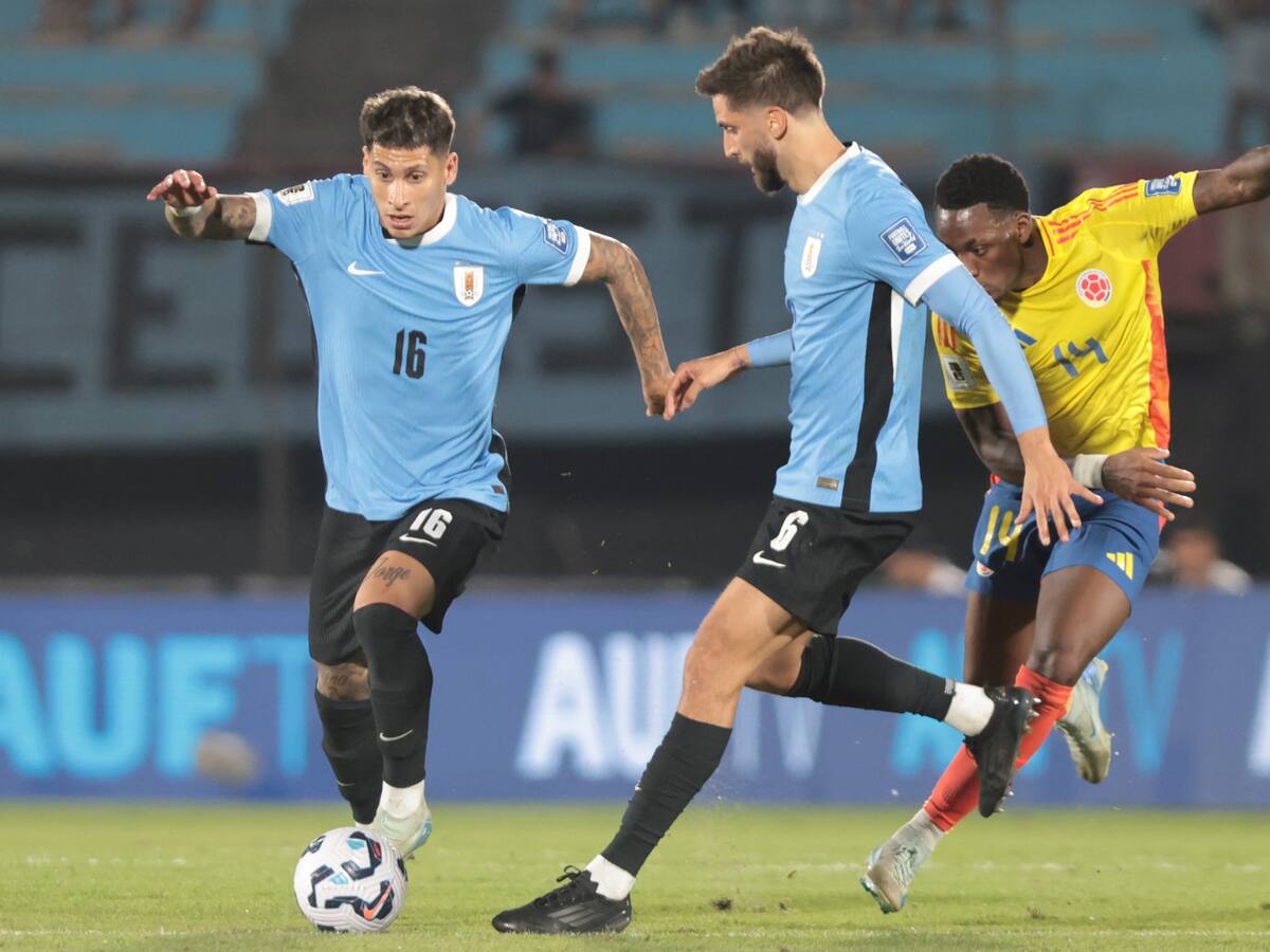 Uruguay gana en el último minuto y amplía su paternidad sobre Colombia en Eliminatorias