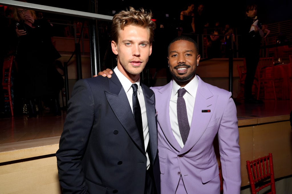 NEW YORK, NEW YORK - APRIL 26: Austin Butler and Michael B. Jordan attend the 2023 TIME100 Gala at Jazz at Lincoln Center on April 26, 2023 in New York City. (Photo by Kevin Mazur/Getty Images for TIME)
