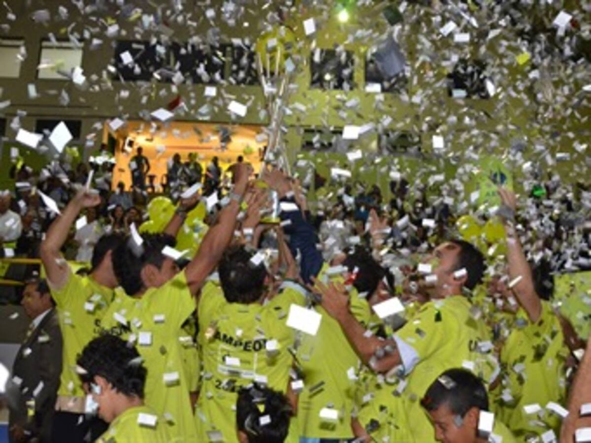 Manizales FS-Lineal se coronó campeón de la Liga Argos Futsal 2011-II