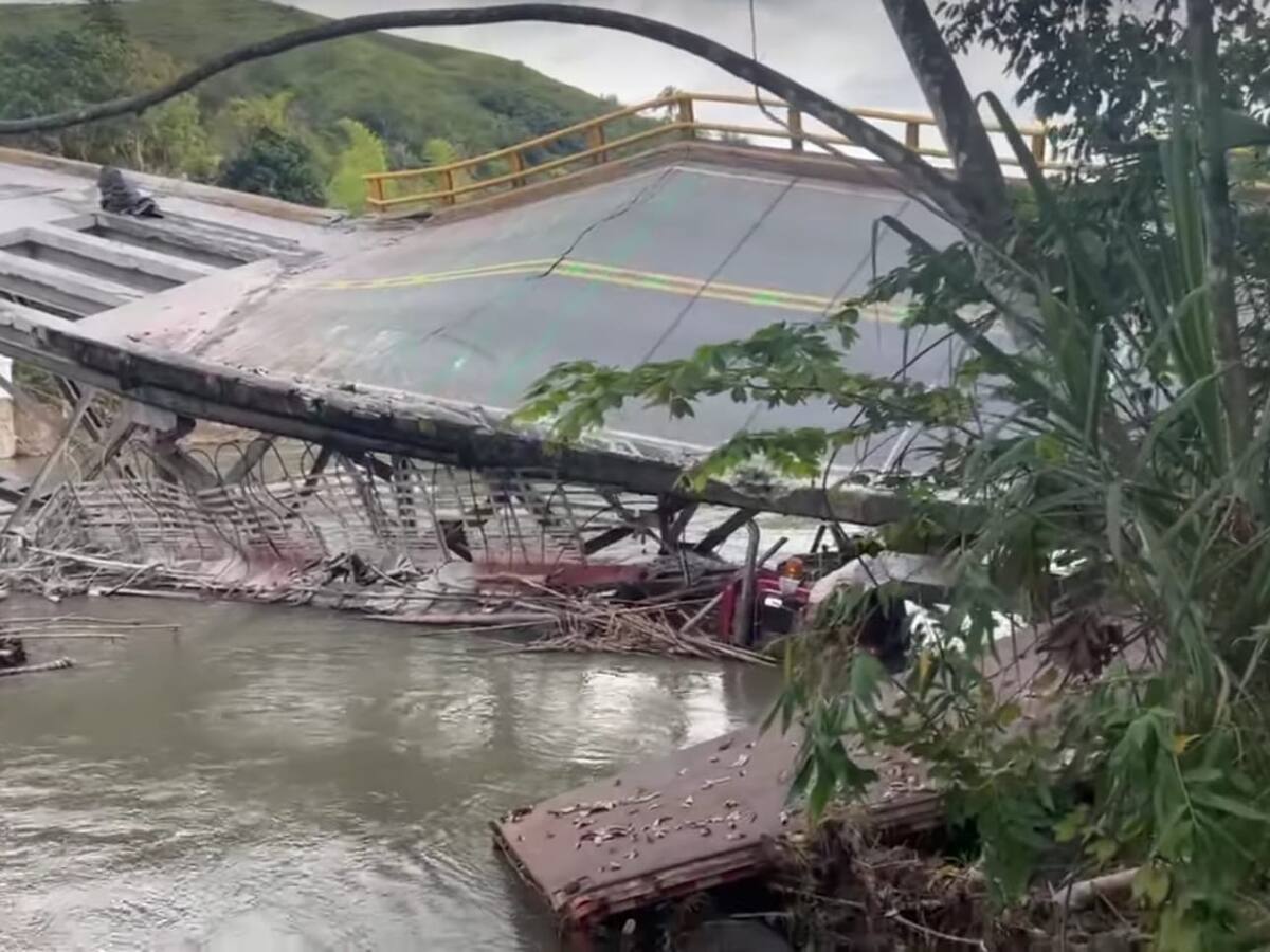 ¿Qué dijo el Ministro de Transporte sobre las obras en colapsado puente El Alambrado?