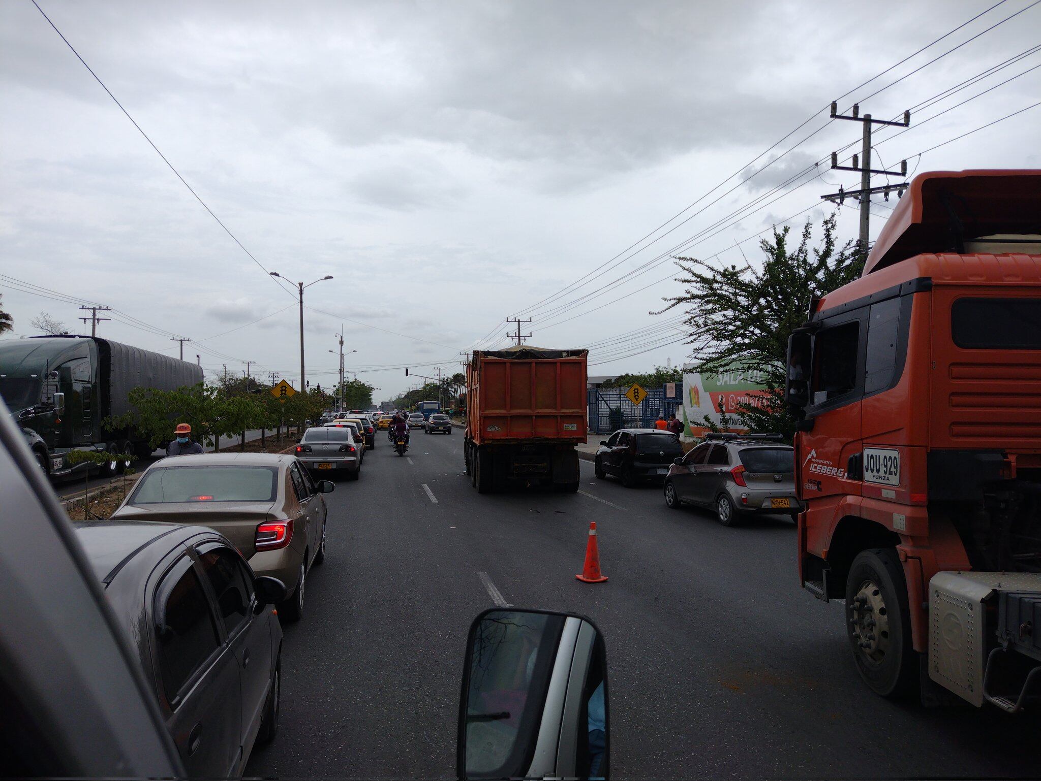 Trancón en la calle 30. Imagen de referencia