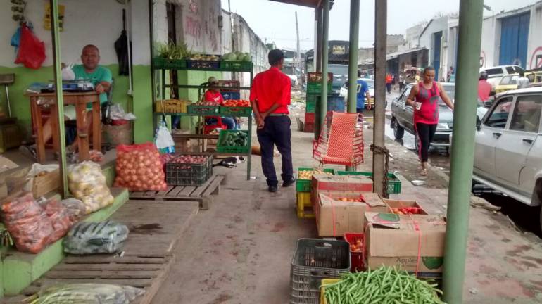 Mercado público en Barranquilla