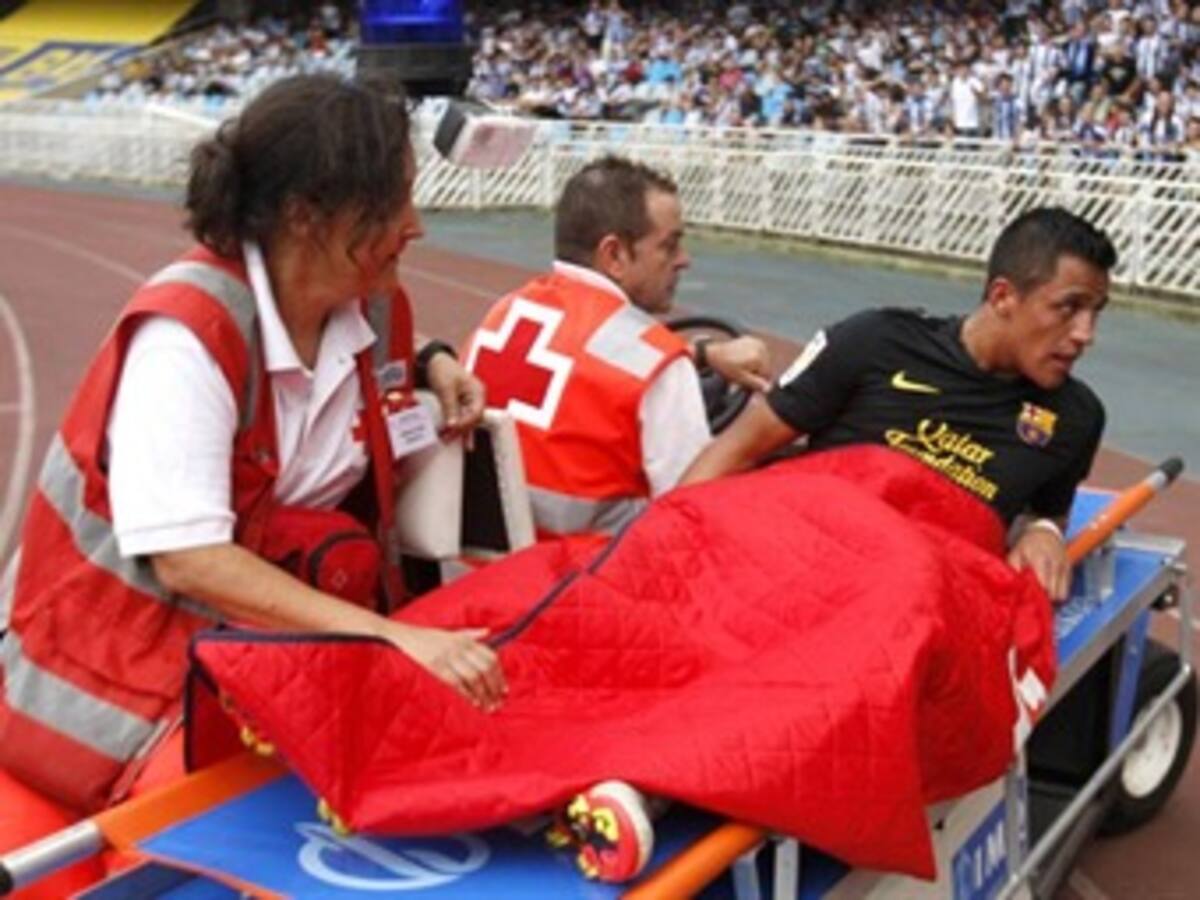 Alexis Sánchez entre seis y ocho semanas de incapacidad