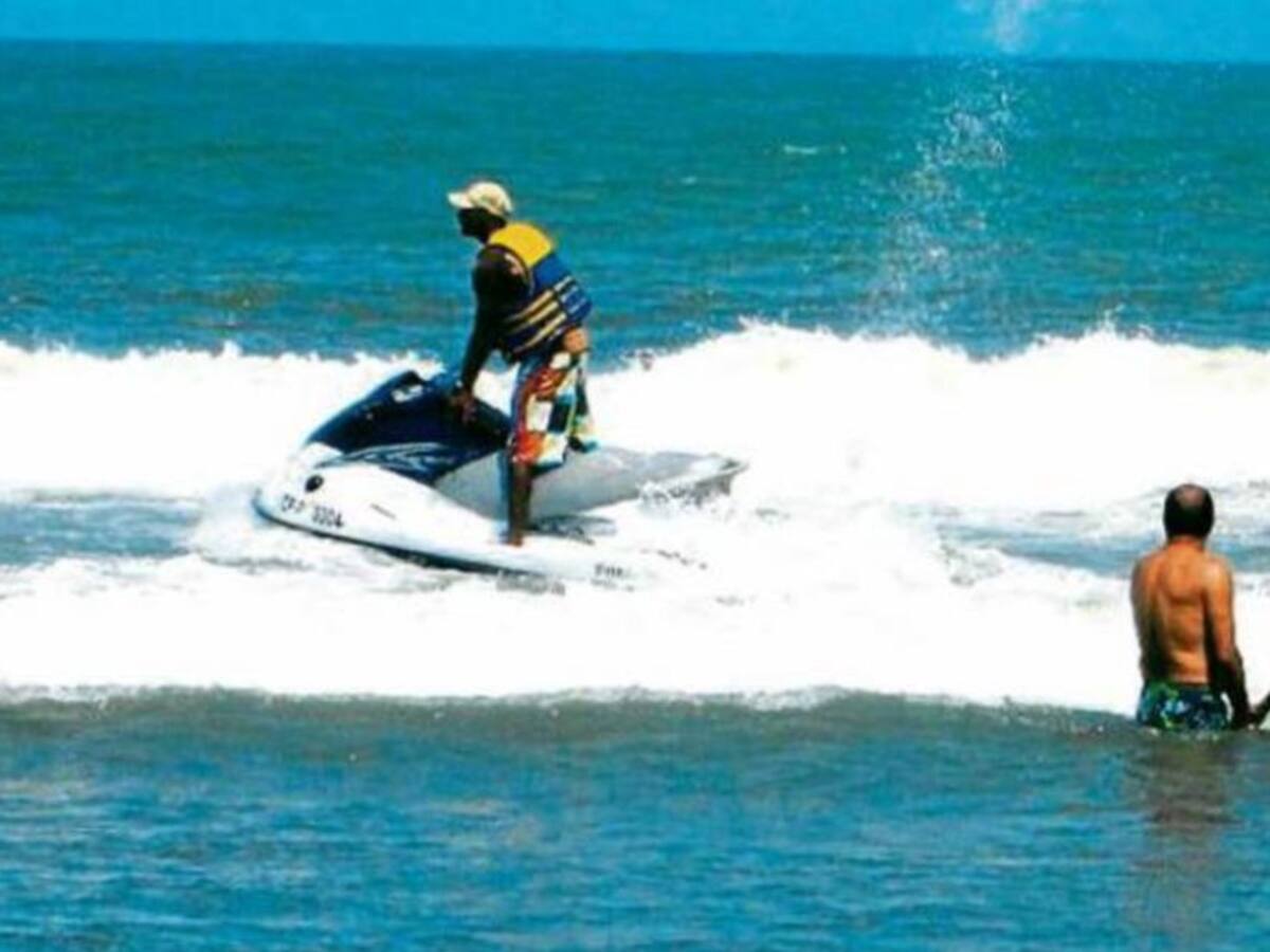 Choque de motos acuáticas deja a cuatro personas heridas en Santa Marta