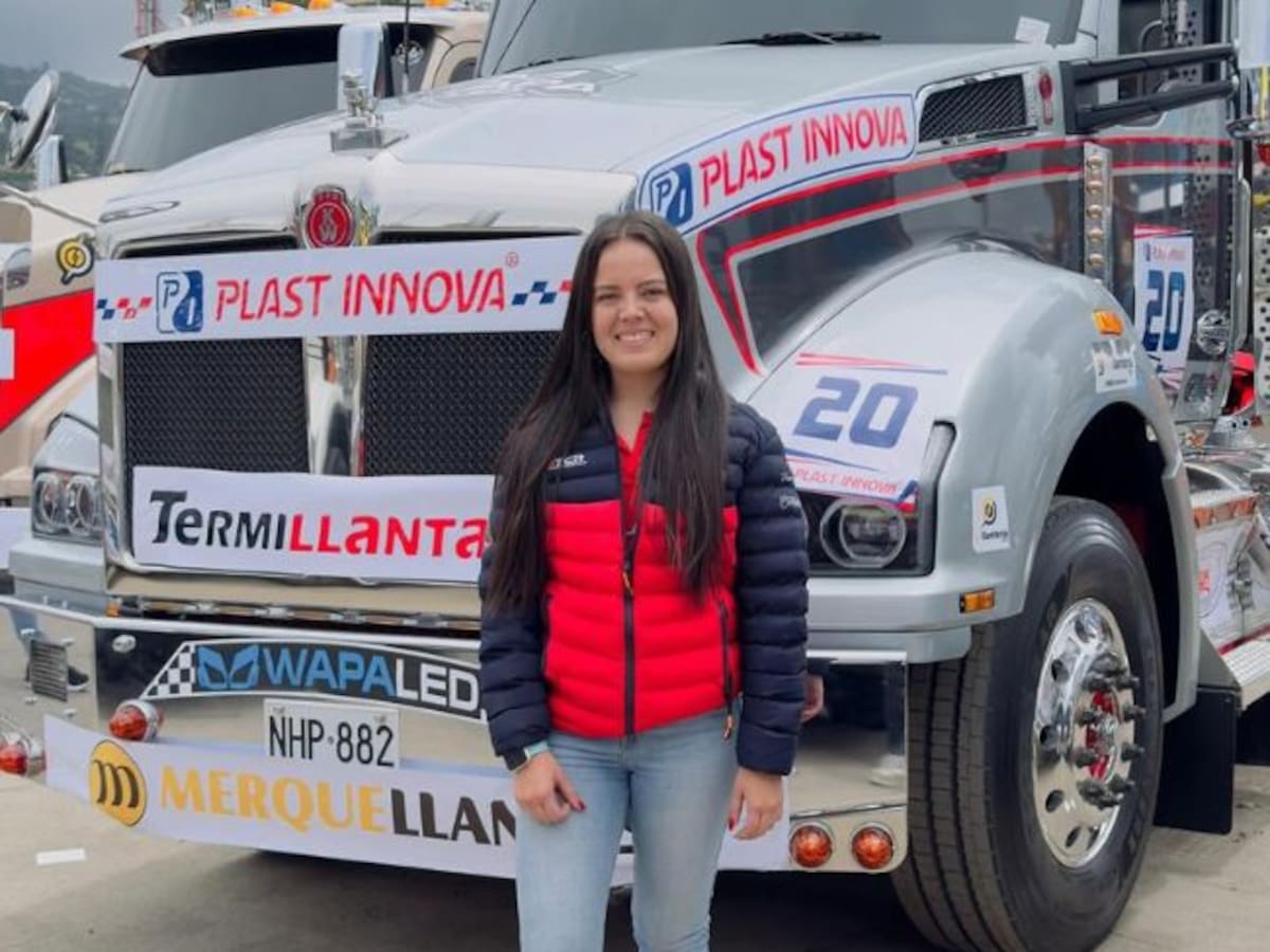 “Siempre tuve esa pasión”: Juliana Castelblanco, primera campeona en conducción de tractomula