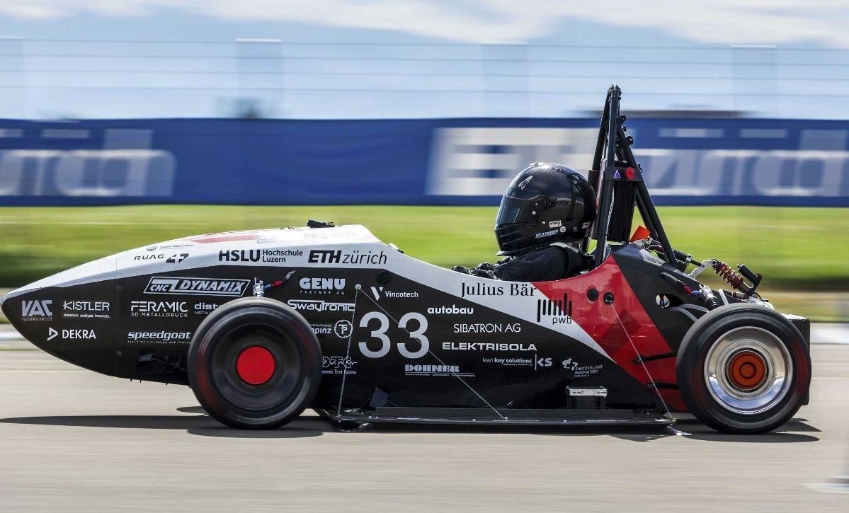 Coche eléctrico de carreras Mythen. Foto: ETH ZURICH / Europa Press