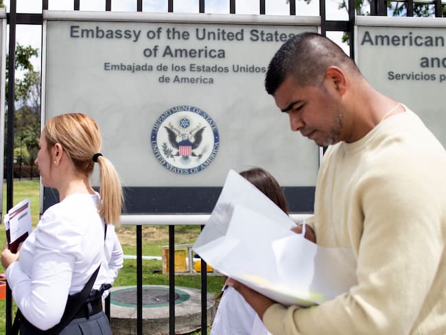 Embajada de Estados Unidos en Colombia. FOTO: ALEJANDRO MARTINEZ/AFP via Getty Images