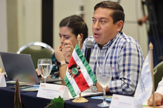 El gobernador de Boyacá, Carlos Andrés Amaya. Foto | Suministrada.