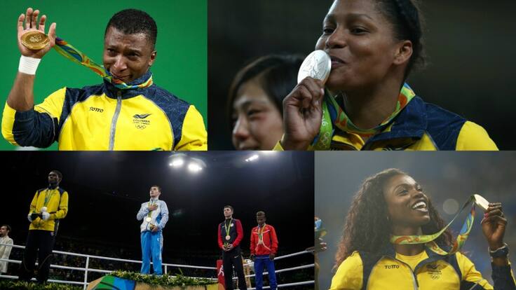 Los cuatro nombres que ha regresado a Colombia al podio en Río 2016