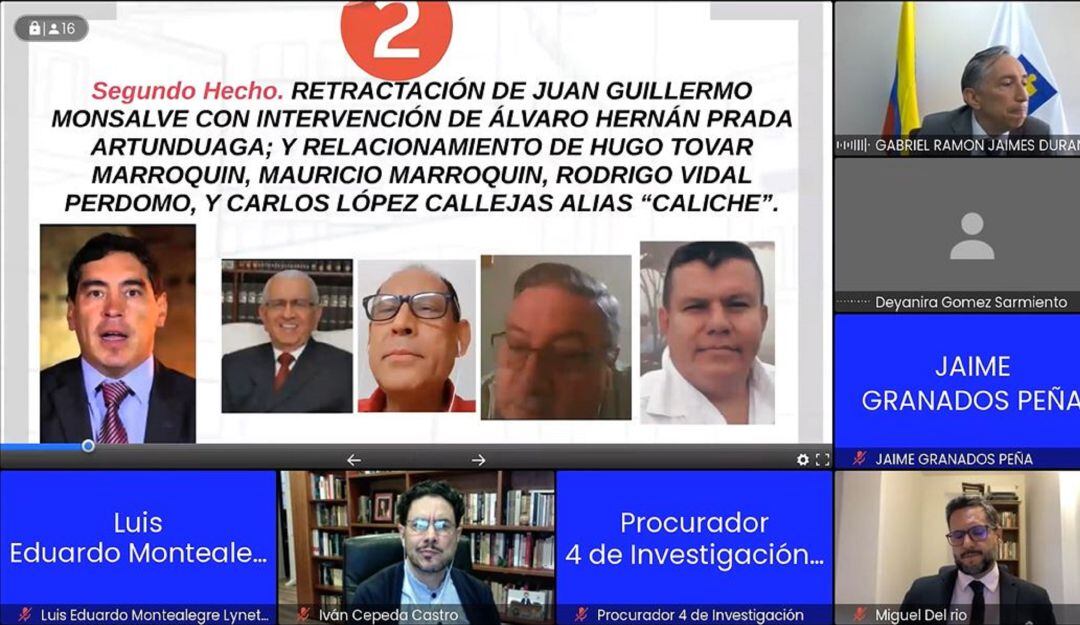 El fiscal Jaimes insiste en la preclusión a favor del expresidente Álvaro Uribe Vélez