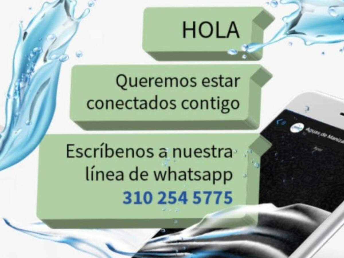 Aguas de Manizales cuenta con nueva línea de Whatsapp