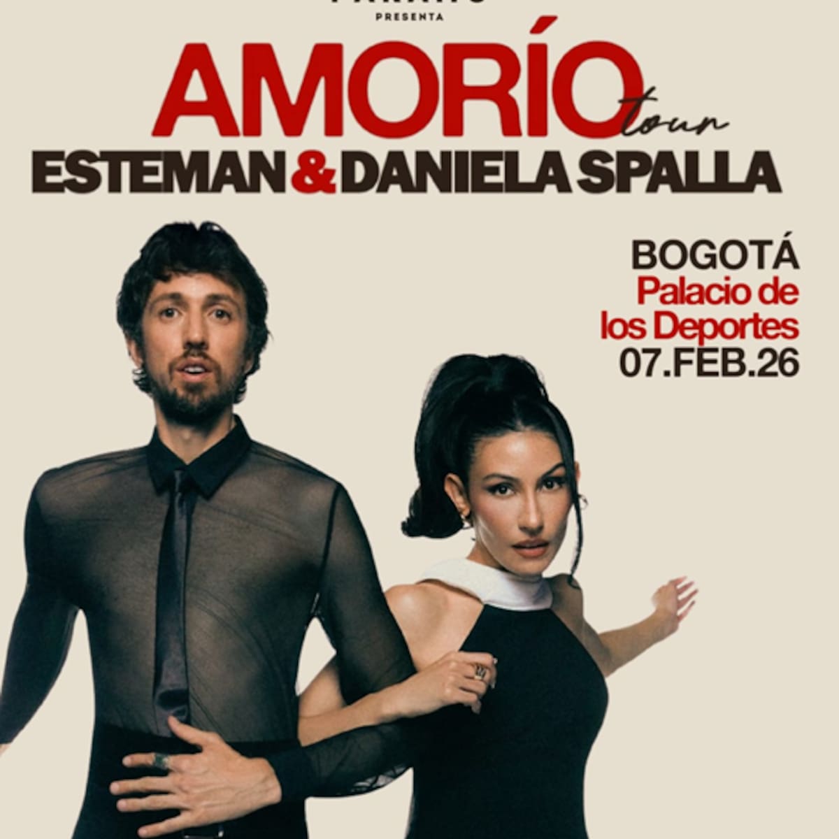 Esteman y Daniella Spalla llegan a Bogotá con su Amorío Tour: una celebración del amor