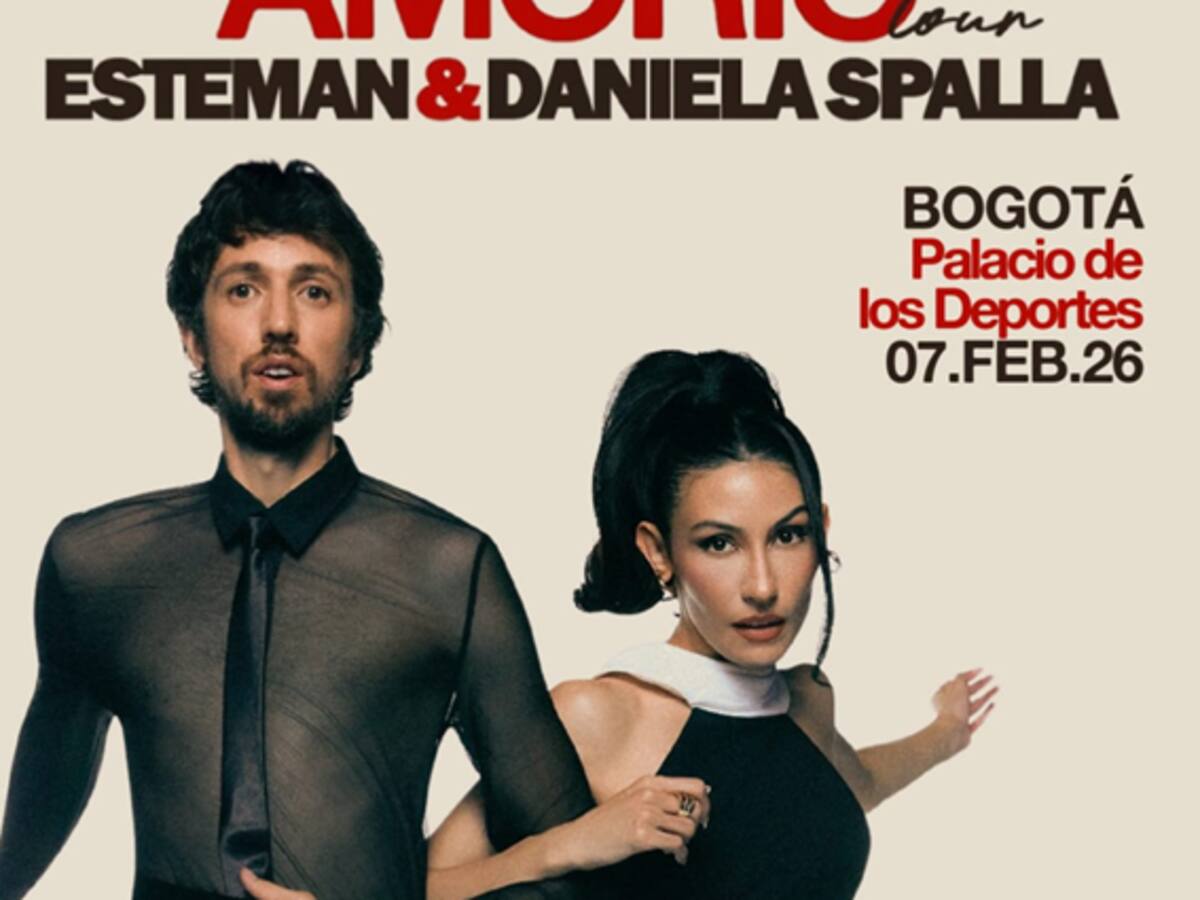Esteman y Daniella Spalla llegan a Bogotá con su Amorío Tour: una celebración del amor