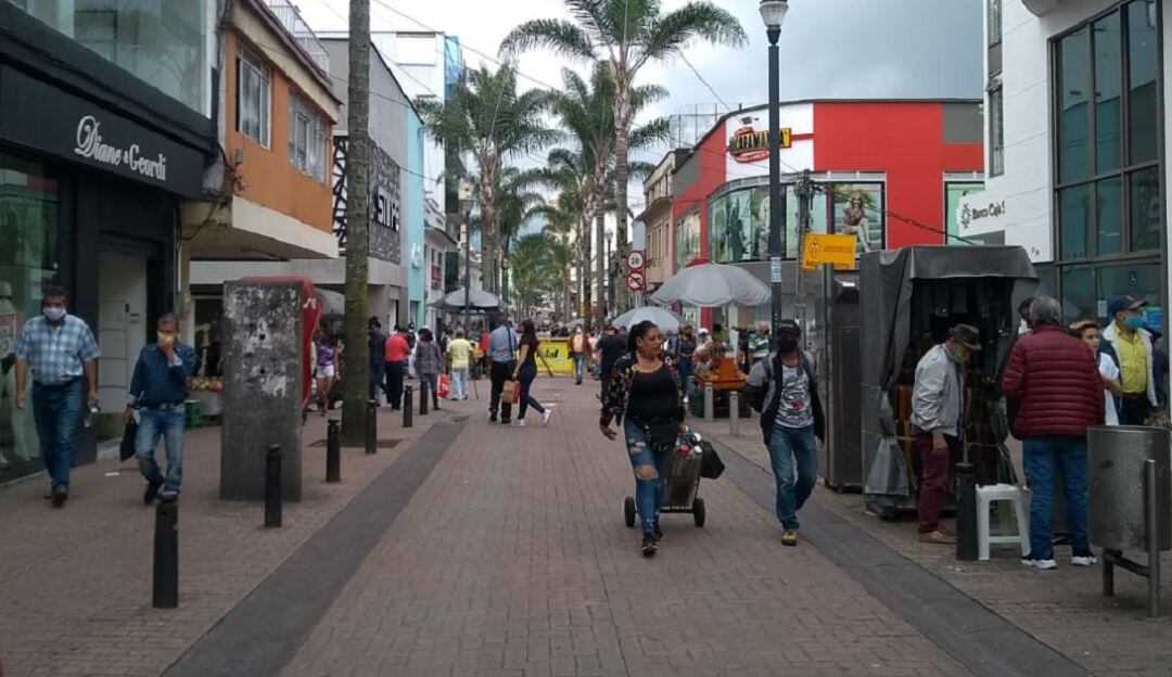 Calles de Manizales - Imagen de archivo
