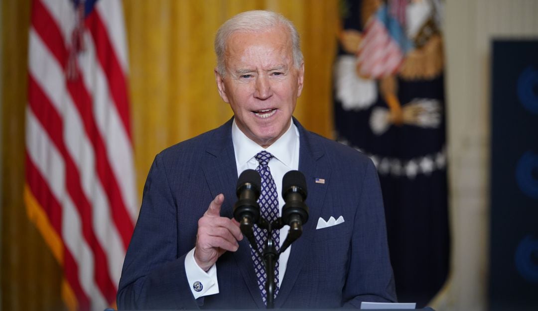 El presidente Joe Biden durante su intervención en la Conferencia de Seguridad de Munich que se desarrolla en Alemania. 