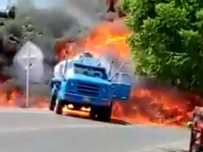 Incendio en Maicao, La Guajira