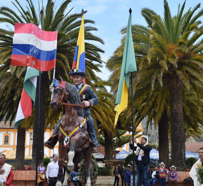 Foto/Caracol Radio. Parque principal del municipio de Chita.
