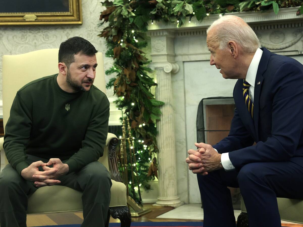 ¿Qué dijeron Zelenski y Biden durante la rueda de prensa desde la Casa Blanca?
