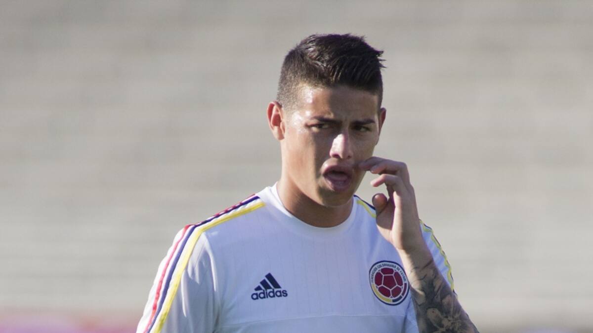 James no será titular ante Costa Rica
