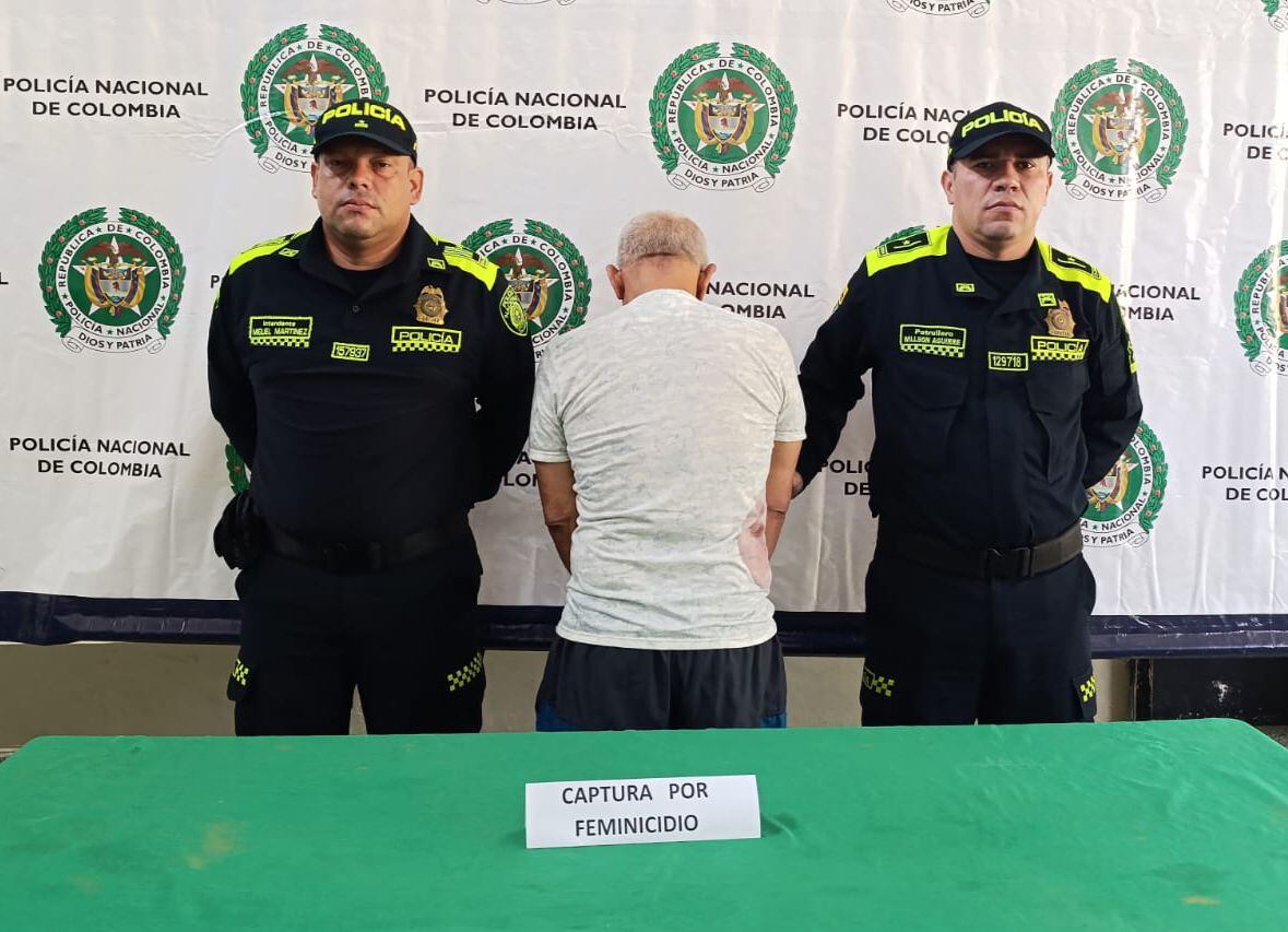 Capturado presunto responsable de feminicidio en Puerto Berrío, Antioquia. Foto: Policía Magdalena Medio.