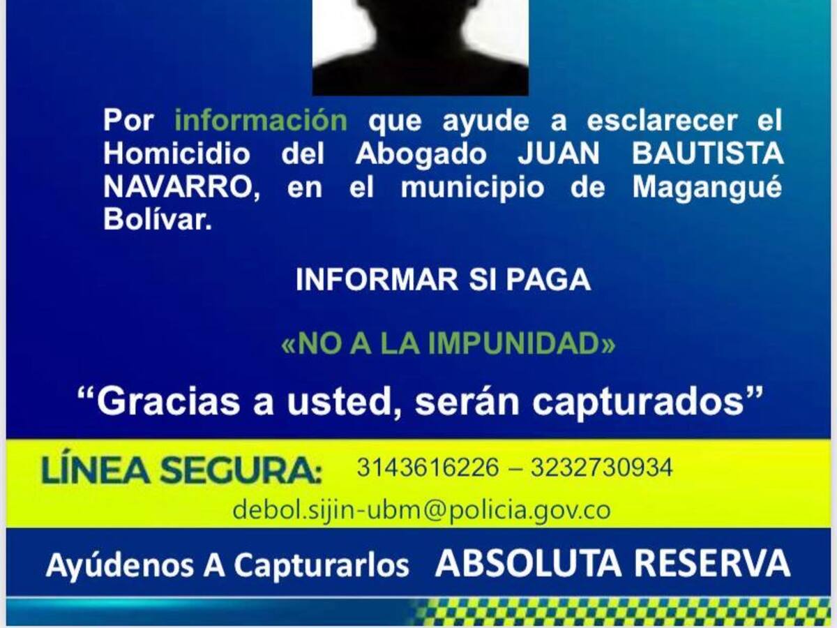 $30 millones de recompensa por asesinato de líder del Pacto Histórico en Magangué