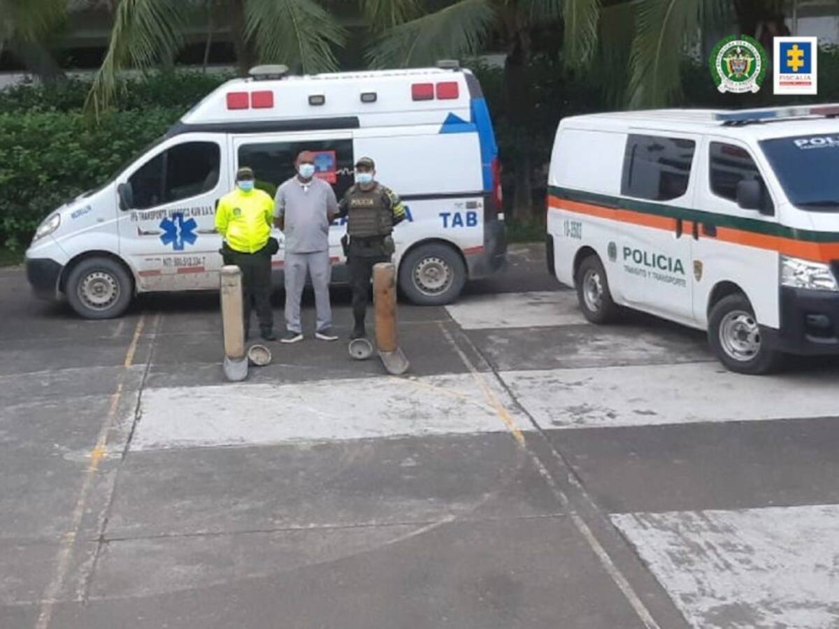 A la cárcel hombre que transportaba cocaína en una ambulancia en Apartadó