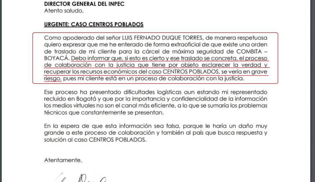 Luis Fernando Duque, uno de los señalados cerebros del escándalo Centros Poblados 