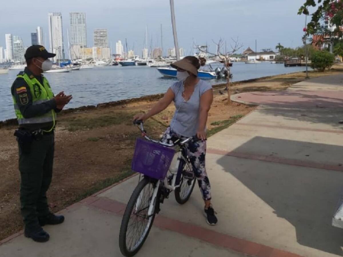 Policía adelantó campaña para evitar hurtos de bicicletas en Cartagena