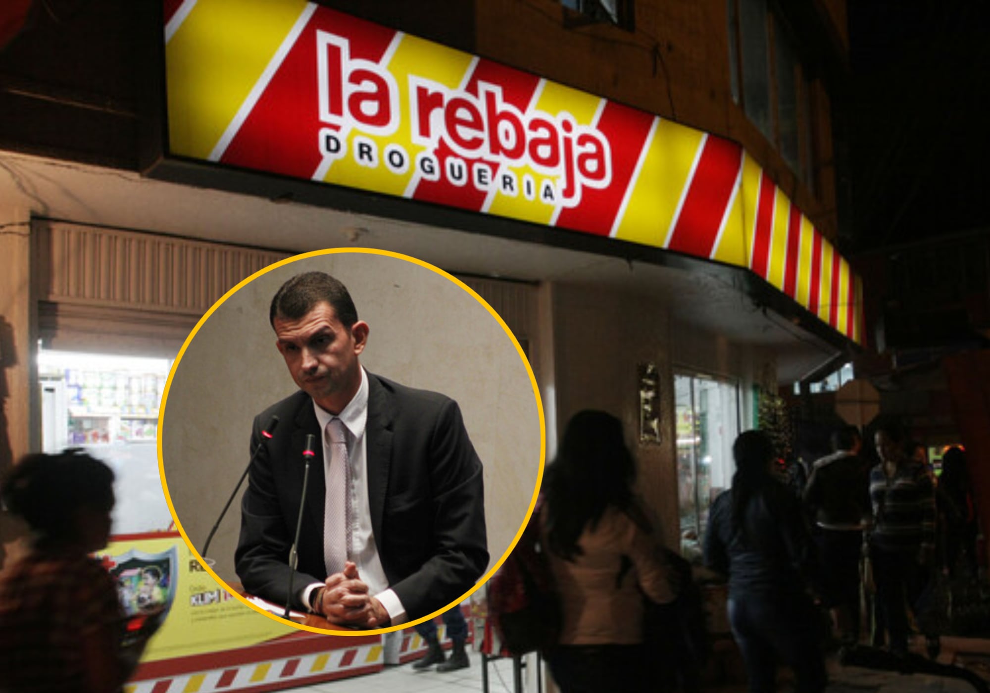 Emilio Tapia y Drogas La Rebaja. Foto: COLPRENSA-ARCHIVO / Colprensa