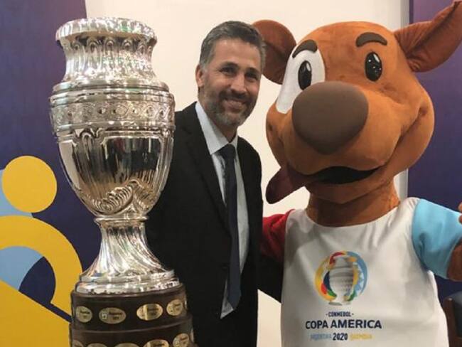 El trofeo de la Copa América ya se encuentra en Bogotá