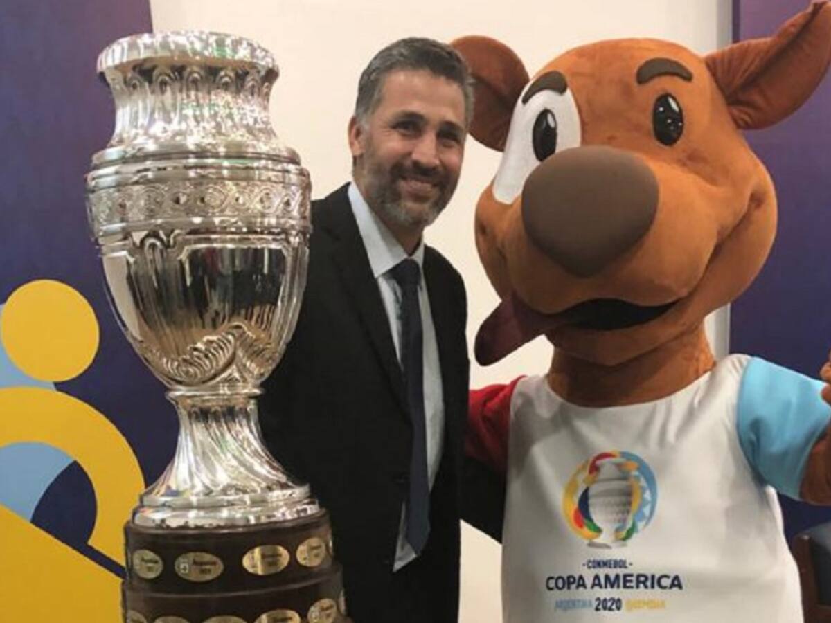 El trofeo de la Copa América ya se encuentra en Bogotá