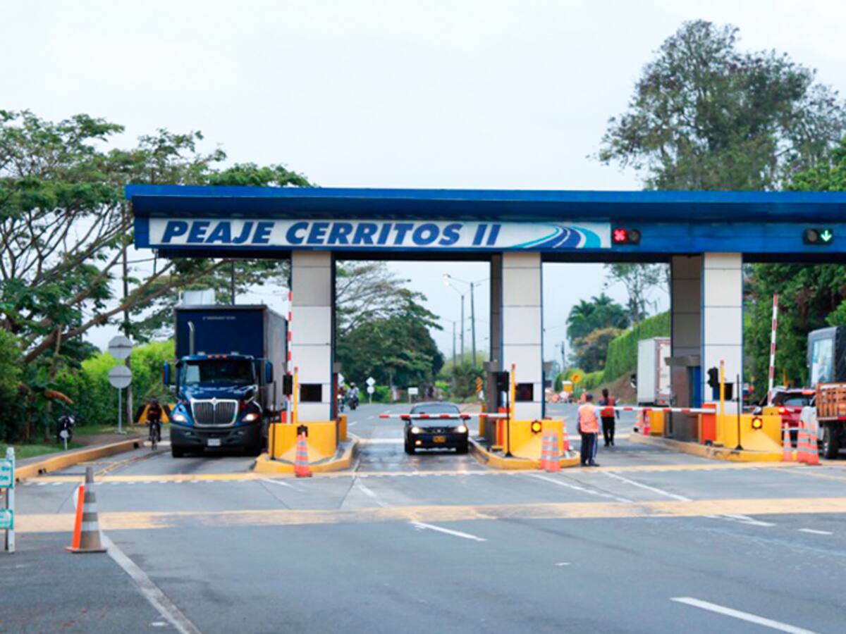Gobierno de Risaralda pide a Invías y Findeter mejorar servicio en peaje Cerritos II