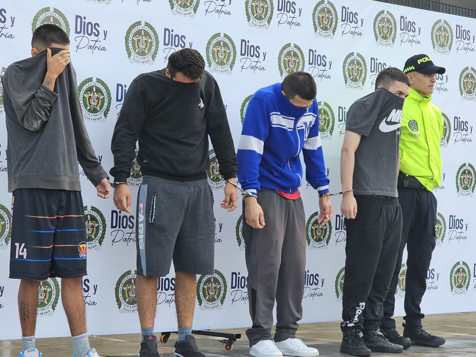 Capturados de la banda "los del Cierre"