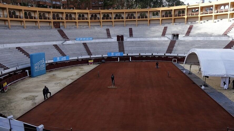 Se han invertido cerca de 9.000 millones de pesos para la restauración integral de toda La Santamaría, según el alcalde Enrique Peñalosa. Foto: Colprensa