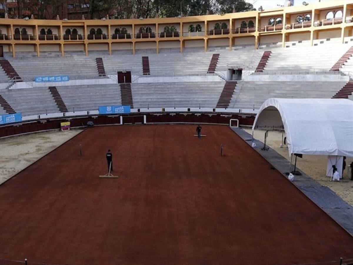 Alcaldía de Bogotá entrega obras en Plaza de Toros La Santamaría para Copa Davis