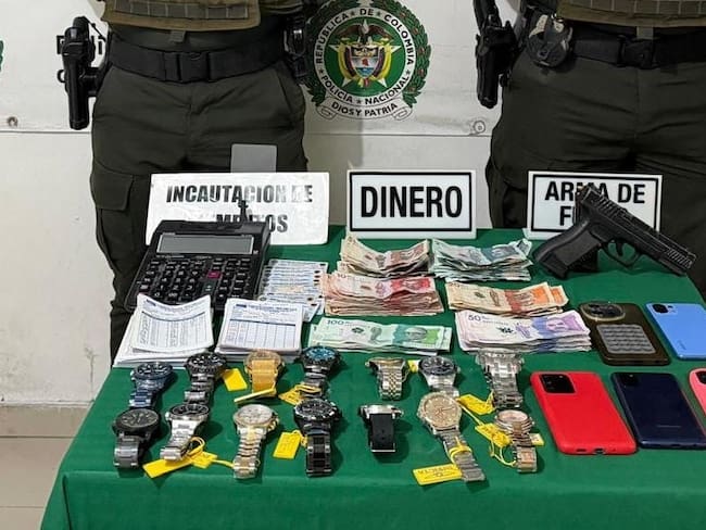 Imagen suministrada por la Policía Metropolitana de Barranquilla.